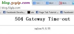 nginx 504 Gateway Time-out