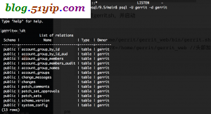 gerrit pgsql 安装完成