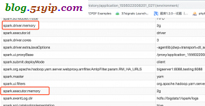 spark driver executor 内存调整
